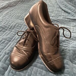 Black James Samuels tap shoes